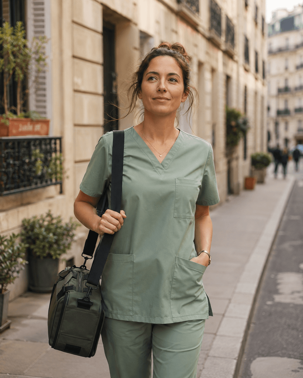 Préleveuse Casa Lab Pro dans une rue parisienne